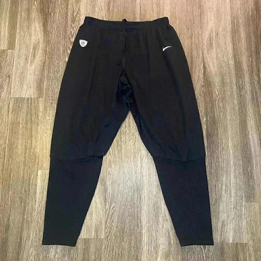 Mens Nike NFL Equipment Black Sweatpants - Player Worn - 3XL